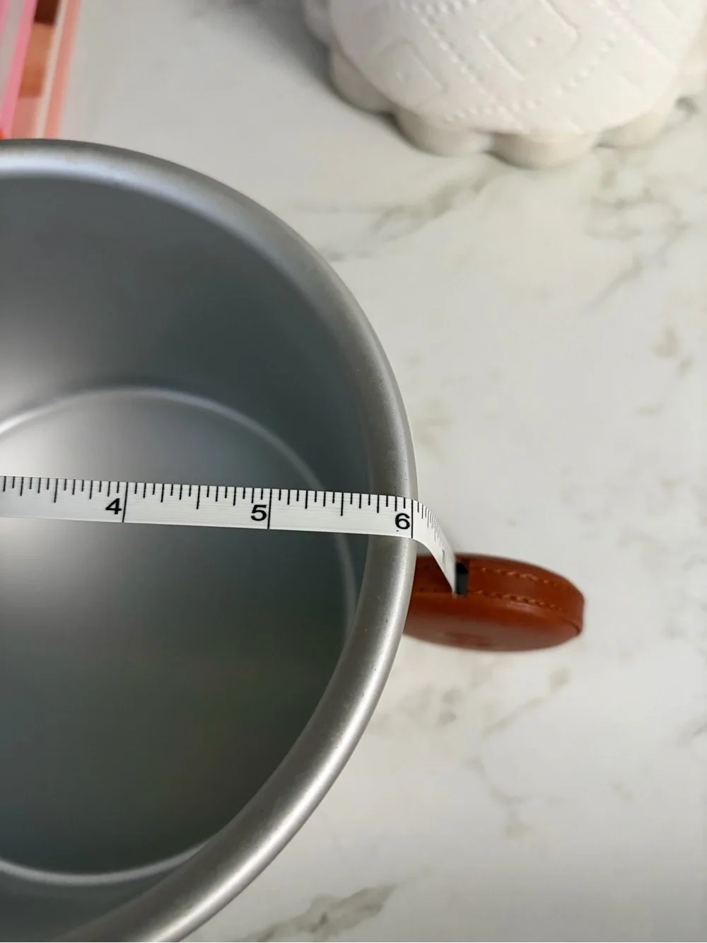 PME 6x4” Silver Round Cake Pan - Nonstick Finish